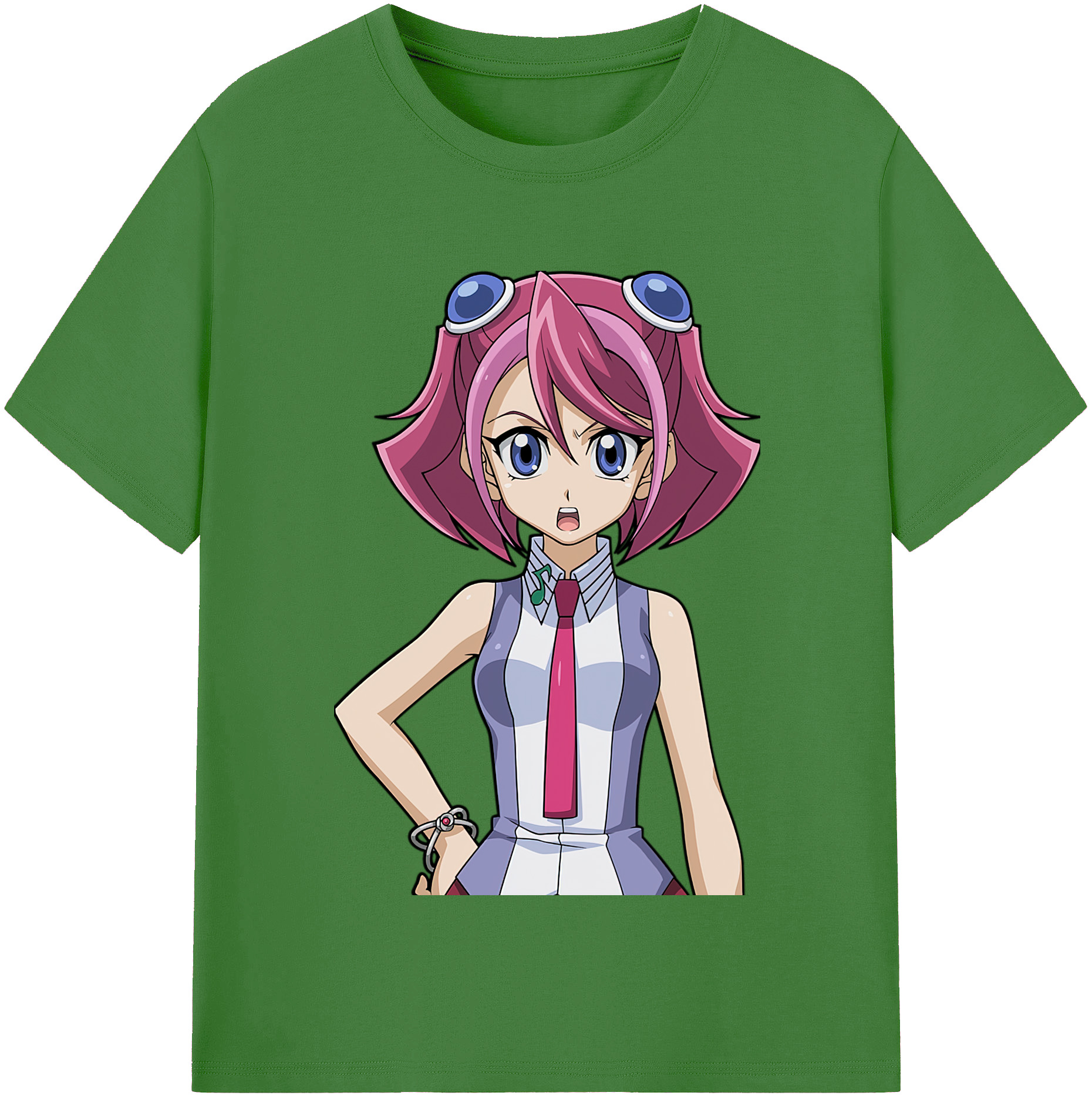 （画像用） 遊☆戯☆王 Yu-Gi-Oh! レディースカジュアルプリントTシャツ（綿100％）